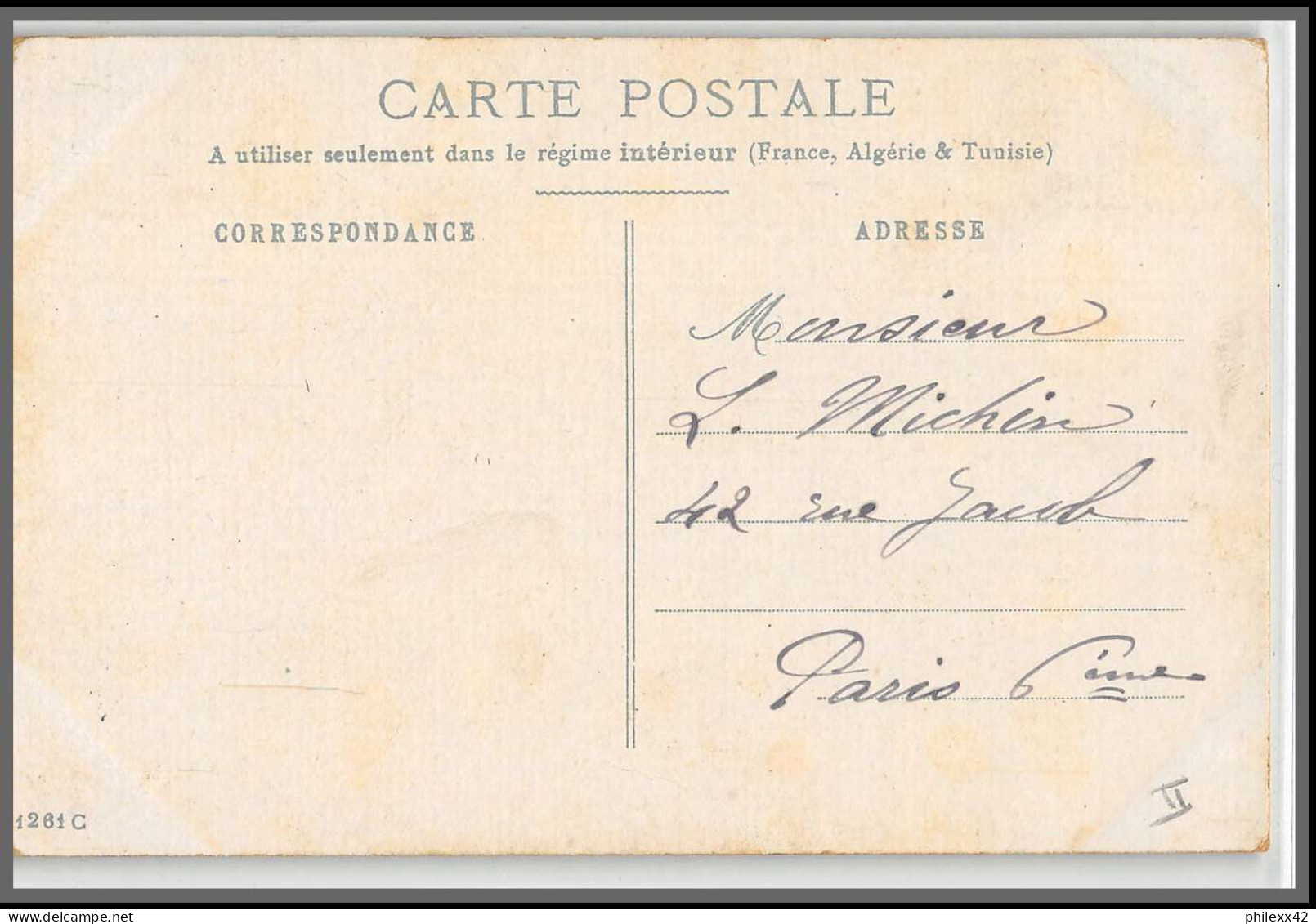 49494 N°111 Blanc 1905 Paris France Ange Et Femme Angelot Carte Maximum (card) - ...-1929