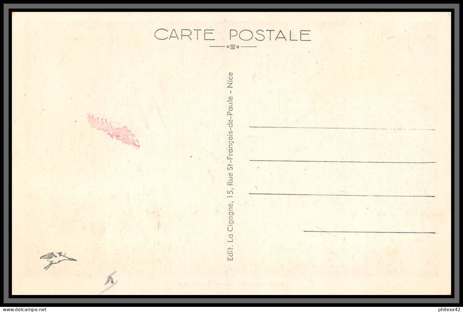 57104 N°123 Le Rocher De Monaco Vu Du Cap D'Ail 1938 Monaco Carte Maximum (card) édition Cigogne - Cartas & Documentos