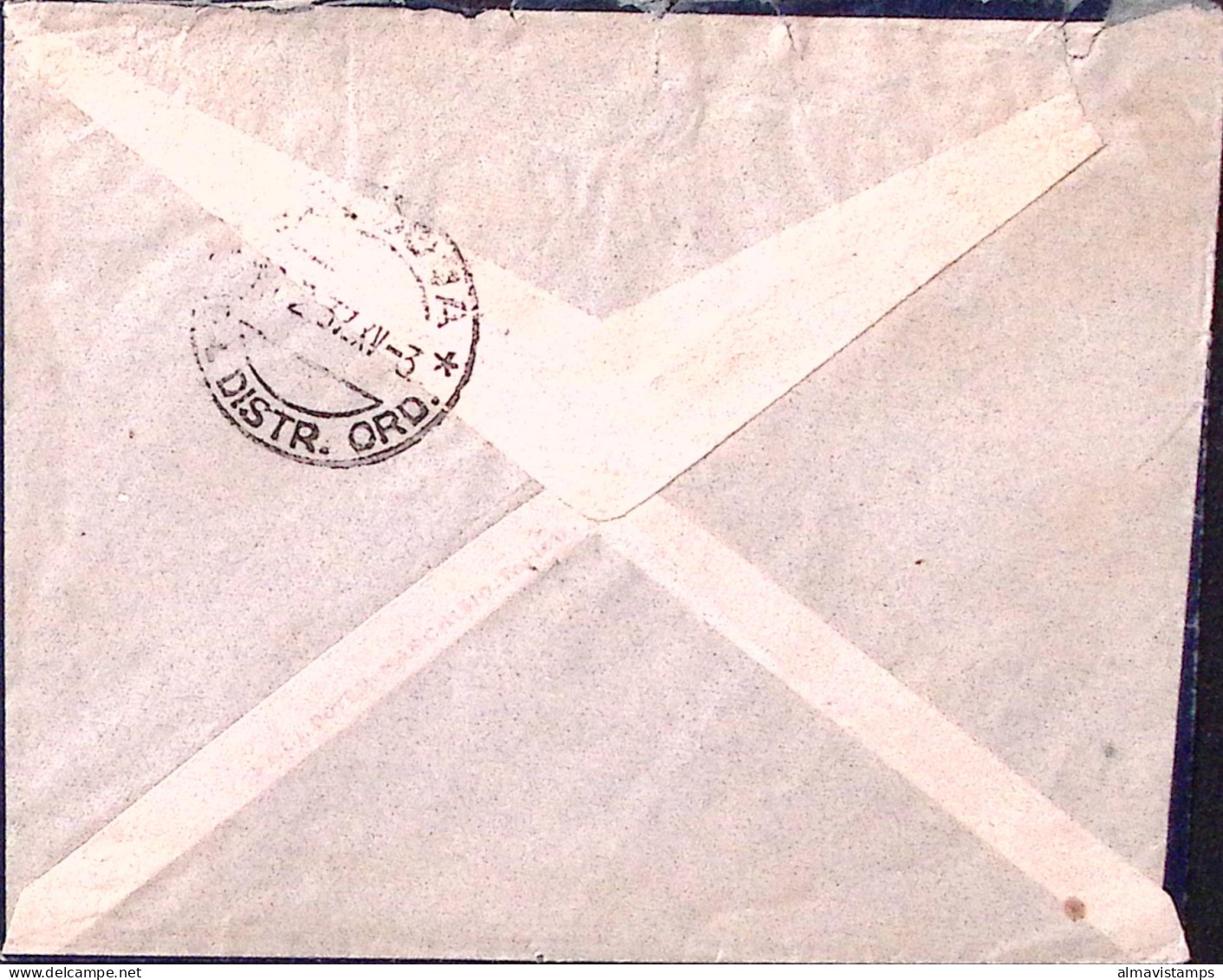 1937-ETIOPIA Coppia C.75 (6) Su Busta Via Aerea P.M. 01 L (10.11) - Aethiopien
