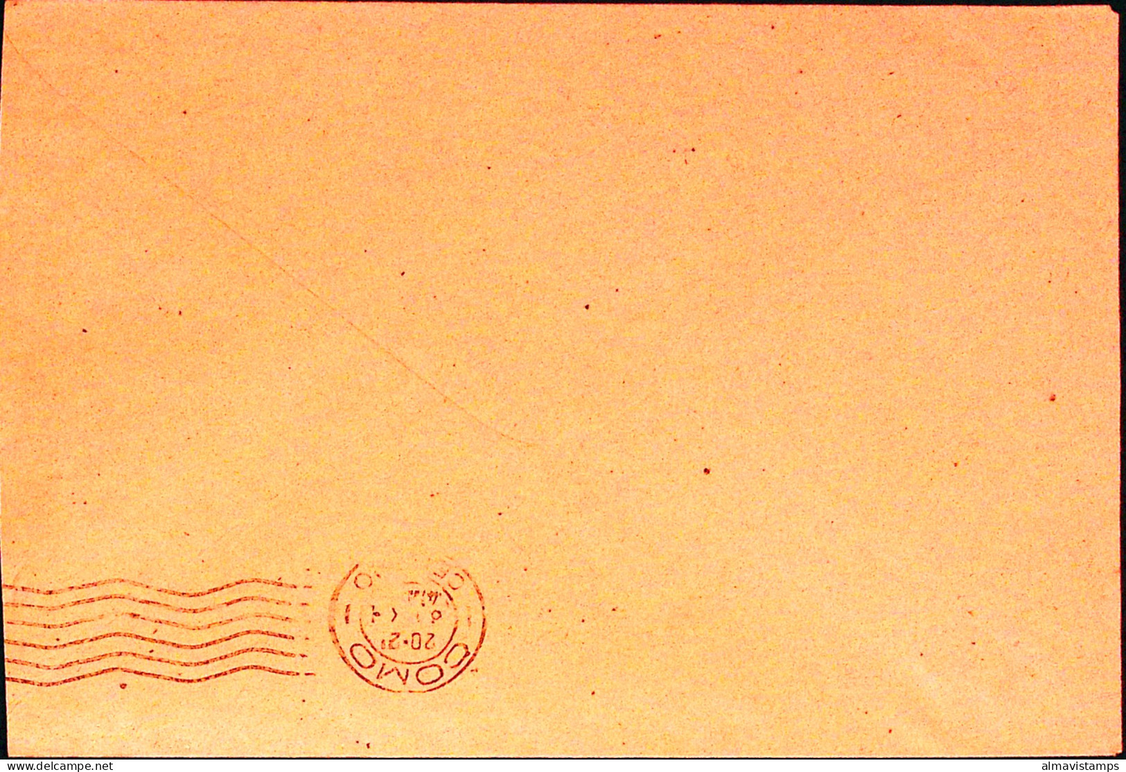 1944-Monumenti C.25 II^tipo Isolato Su Busta Griante (6.9) Tariffa Ridotta Sinda - Poststempel