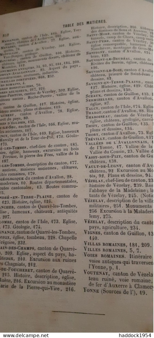 arrondissement d'avallon description des villes et campagnes VICTOR PETIT gallot 1870