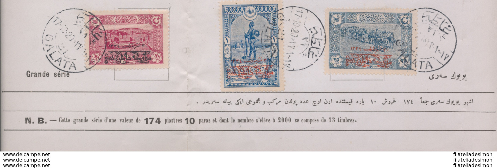 1919 Turchia -  Anniversario Armistizio 30-X-2018 - Serie Completa , N°582/594 - Sonstige & Ohne Zuordnung