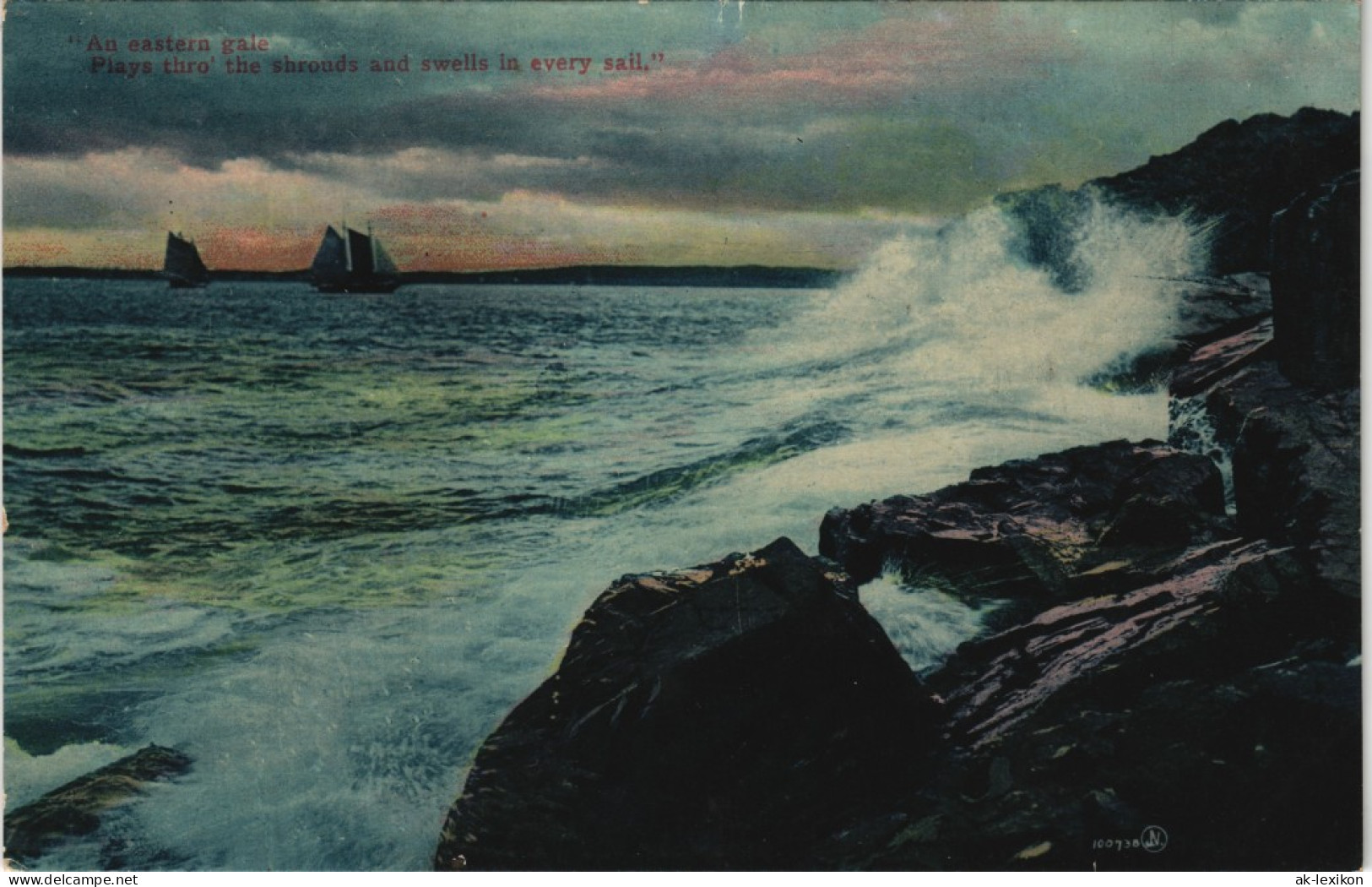 Postcard .Australien Australien Australia An Estern Gale 1907 - Andere & Zonder Classificatie