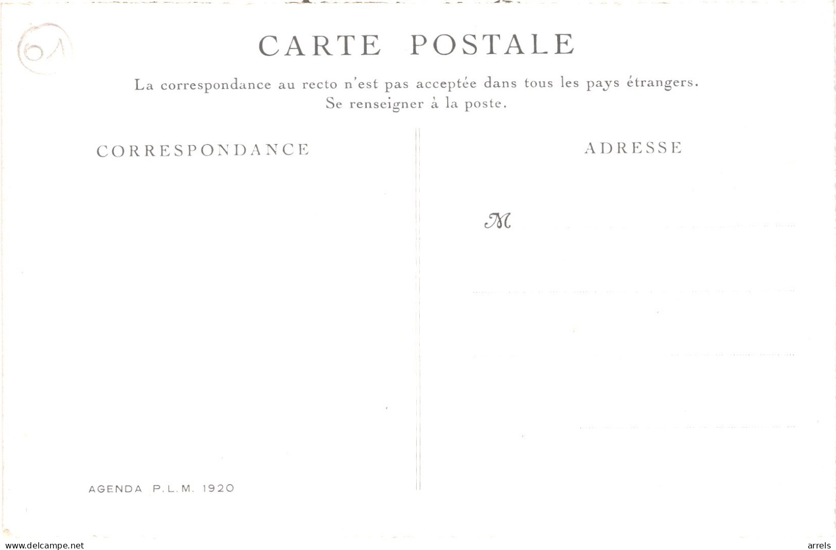 FR01 AIN DESTOCKAGE - Lot de 20 CPA  - bon état - voir scans recto verso qui ne cachent rien