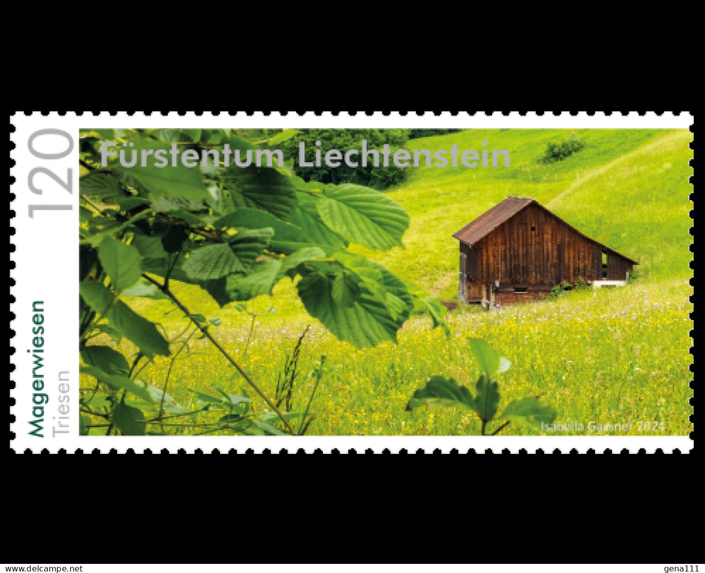 Panorama - Natural Meadows 4-stamps Liechtenstein 2024 - Unused Stamps