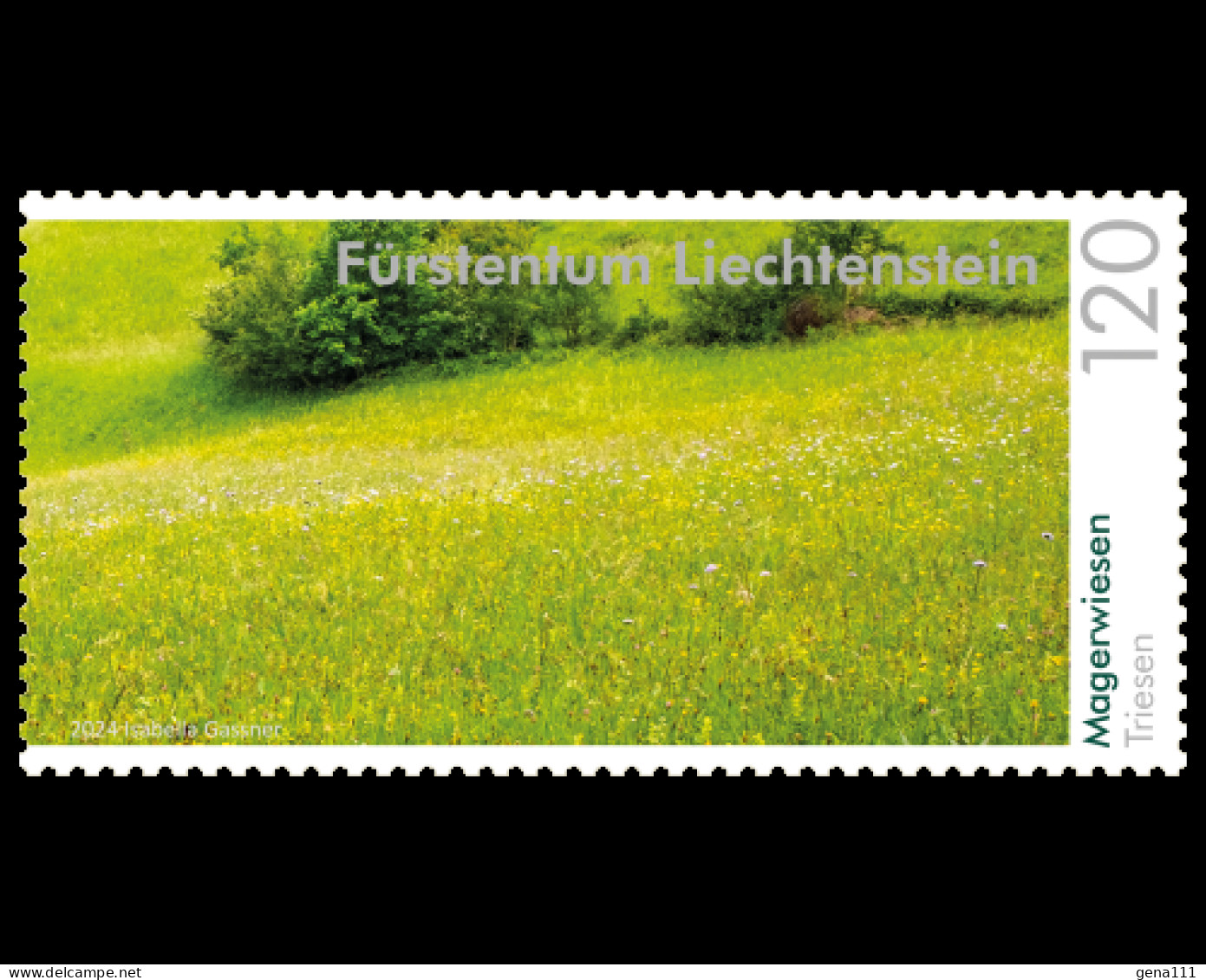 Panorama - Natural Meadows 4-stamps Liechtenstein 2024 - Unused Stamps