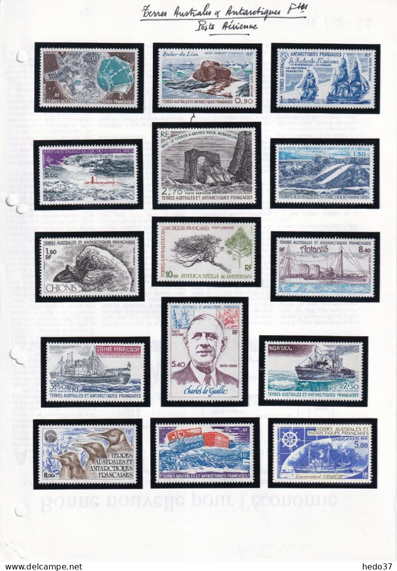 T.A.A.F. Poste Aérienne 1963/1998  - Collection Cote : 2620 € - Neufs ** Sans Charnière - TB - Collections, Lots & Séries