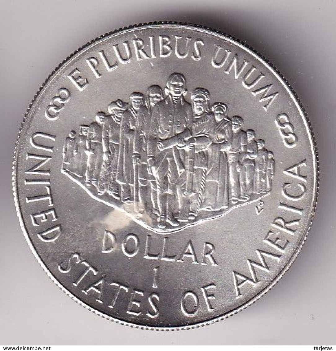 MONEDA DE PLATA DE ESTADOS UNIDOS DE 1 DOLLAR DEL AÑO 1987 (SILVER-ARGENT) - Conmemorativas
