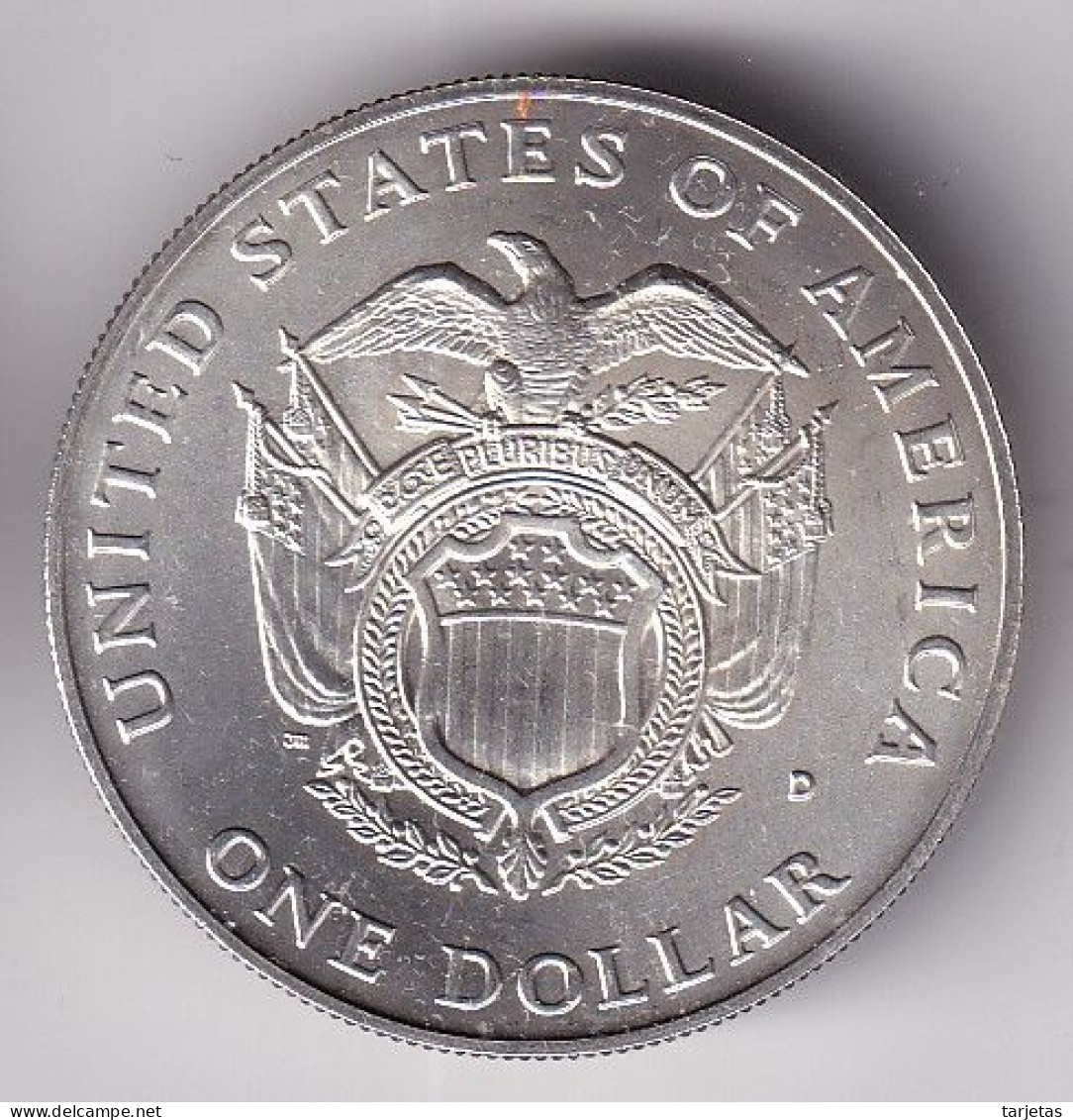 MONEDA DE PLATA DE ESTADOS UNIDOS DE 1 DOLLAR DEL AÑO 1987 (SILVER-ARGENT) - Conmemorativas