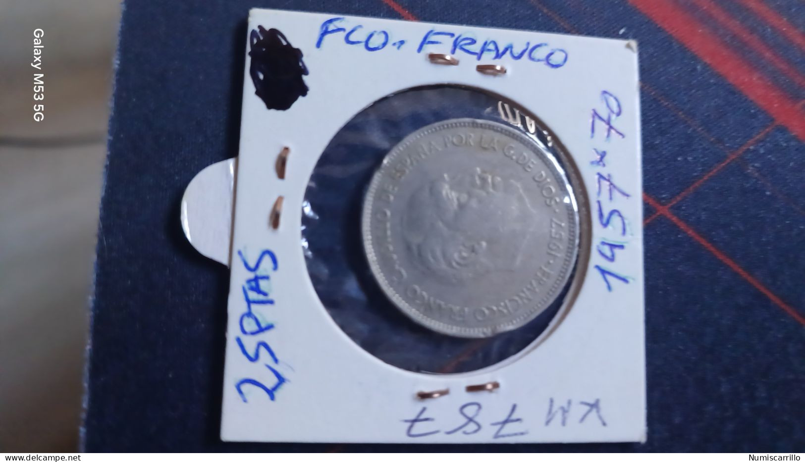 Moneda 25ptas Franco 1957*70 Mbc - 25 Pesetas
