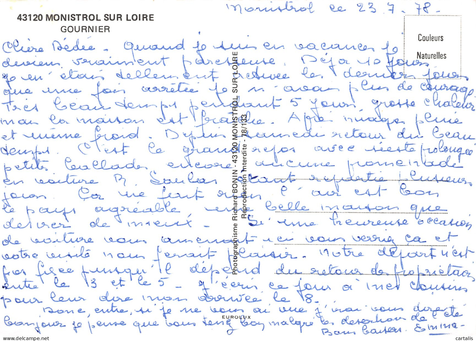 43-MONISTROL SUR LOIRE-N°4017-B/0095 - Monistrol Sur Loire
