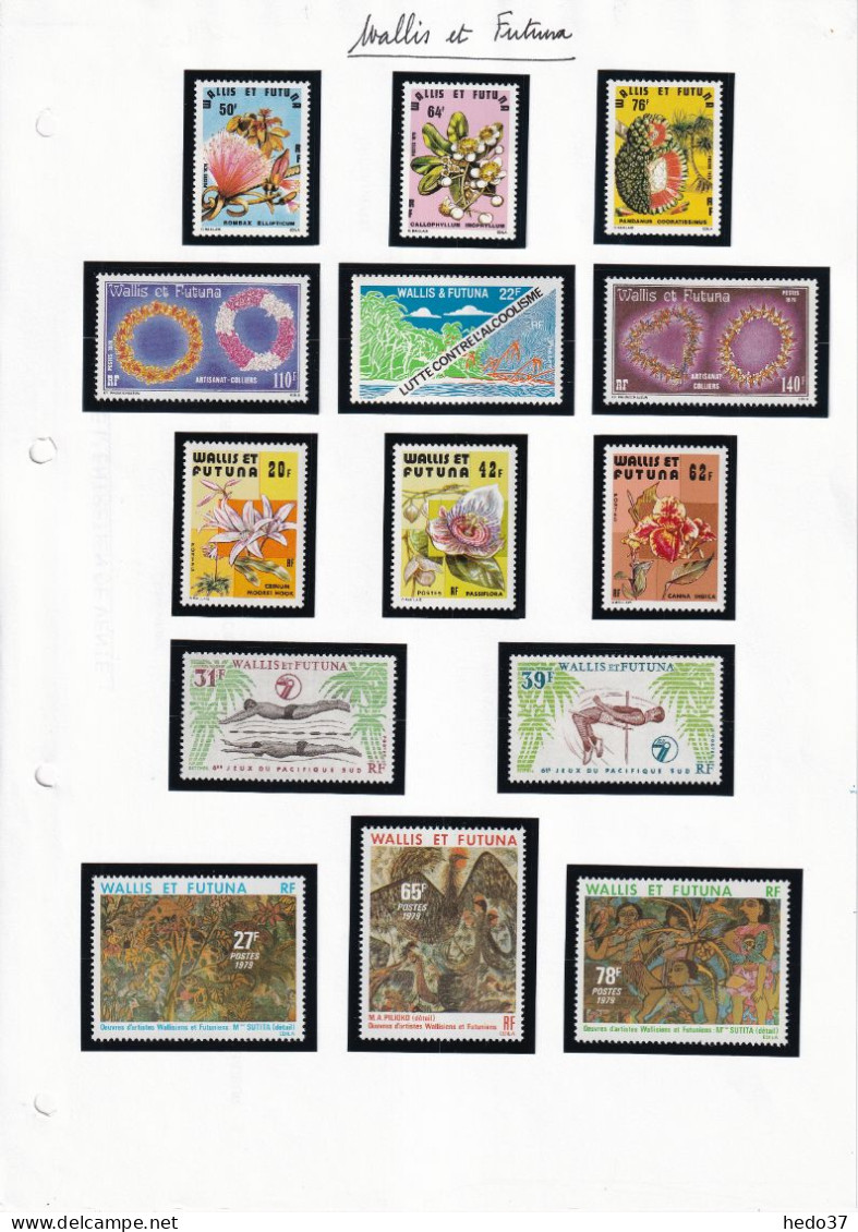 Wallis Et Futuna  - Collection 1964/1990 Cote : 690 € - Neufs ** Sans Charnière - TB - Collections, Lots & Séries