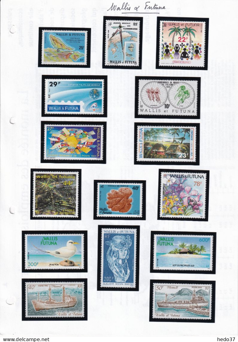 Wallis et Futuna  - Collection 1964/1990 cote : 690 € - Neufs ** sans charnière - TB