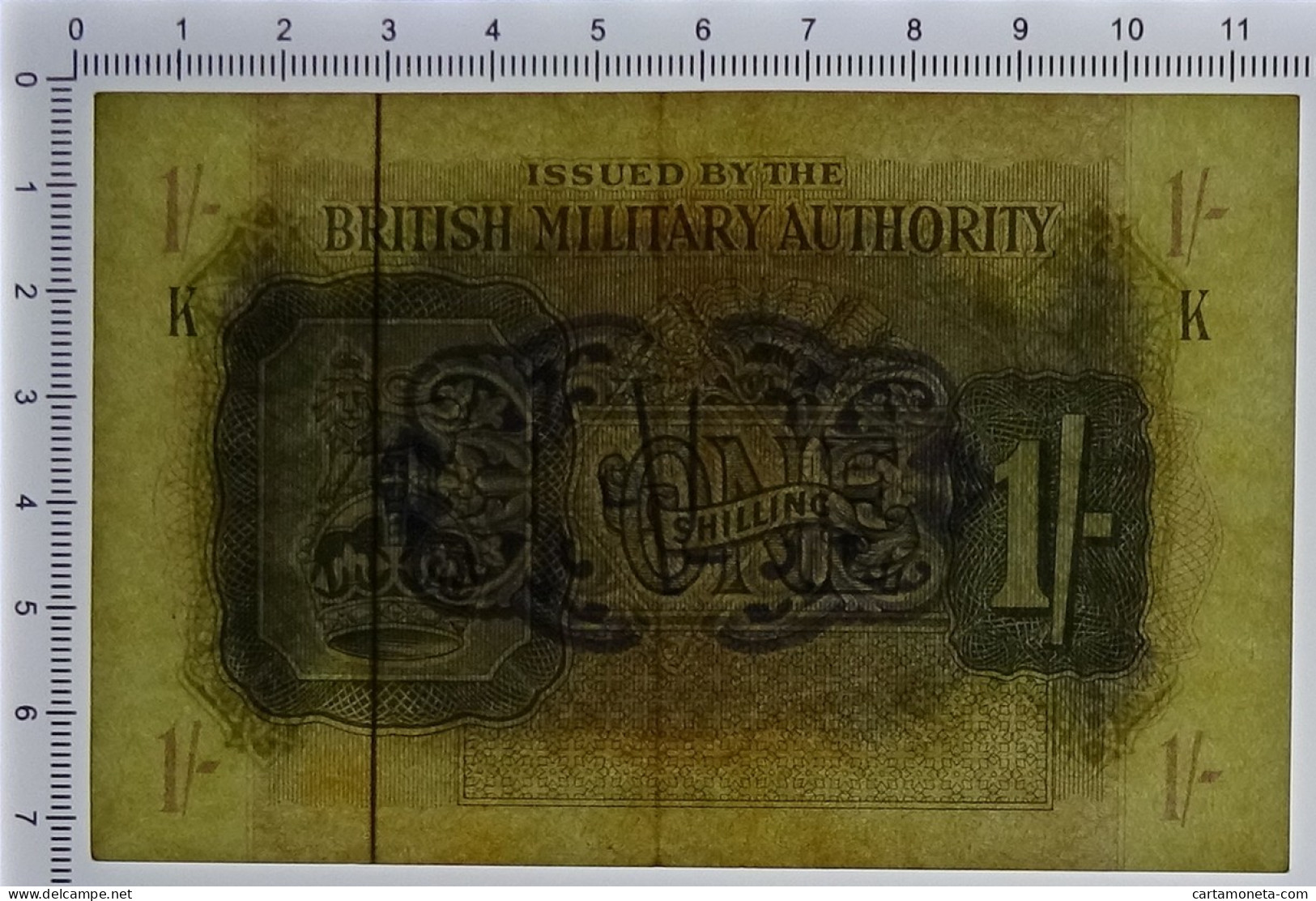 1 SHILLING OCCUPAZIONE INGLESE IN ITALIA BRITISH M AUTHORITY 1943 BB/SPL - Ocupación Aliados Segunda Guerra Mundial