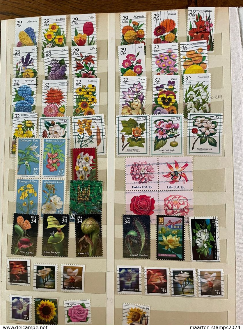 United States, 1982-1992, O, Flowers, Catalogue Value 225. - Collections