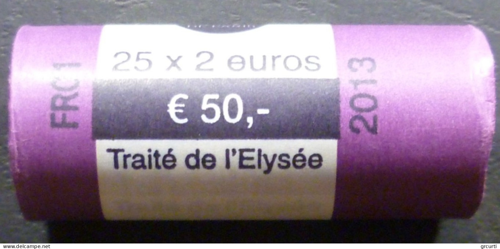 Francia - 2 Euro 2013 - 50° Firma Del Trattato Dell'Eliseo - KM# 2094 - Rotolino 25 Monete - Rouleaux