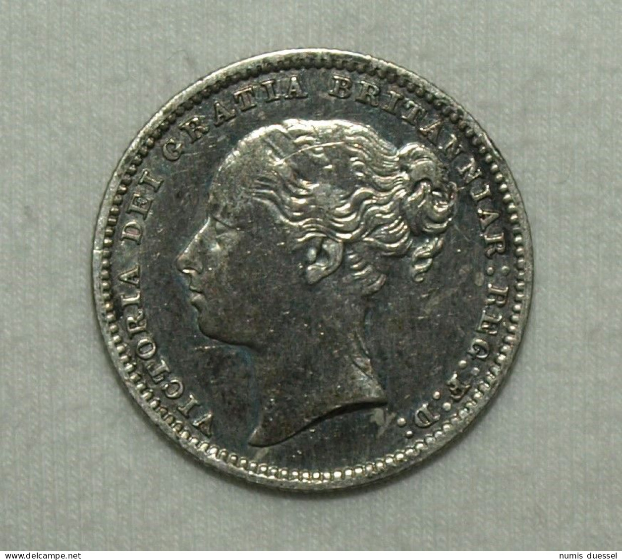 Silber/Silver Die Number 54 Großbritannien/Great Britain Victoria Young Head, 1878, 1 Shilling VZ/XF - Andere & Zonder Classificatie