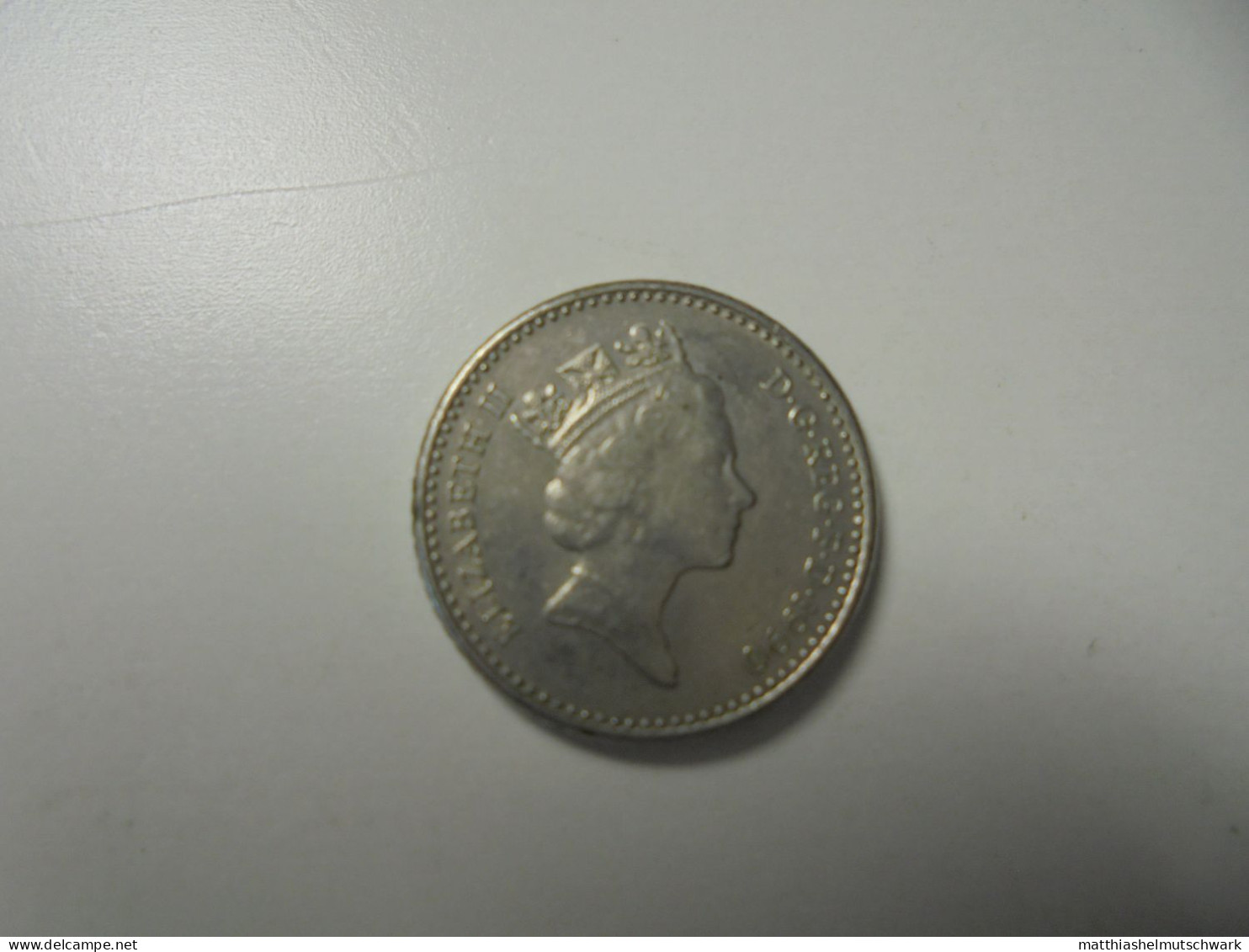 11 Großbritannien Münzen 1971-1993: 1 Penny 1982, 5 Pence 1990, U. A. - 1 Pound
