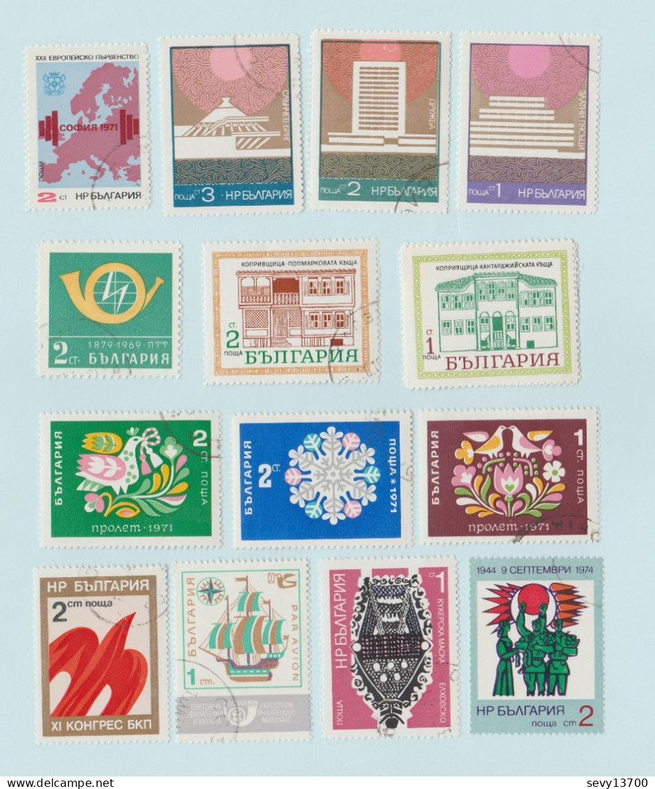 Bulgarie - Lot De 117 Timbres - Verzamelingen & Reeksen