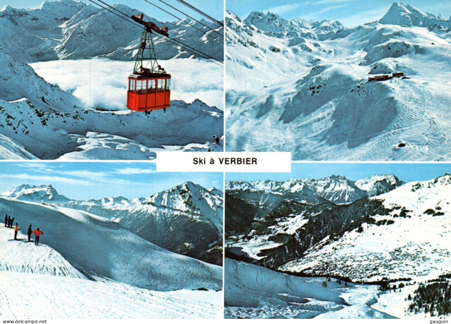 CPM - VERBIER - Panorama Téléphérique  LOT 2 CP / Edition Darbellay - Verbier