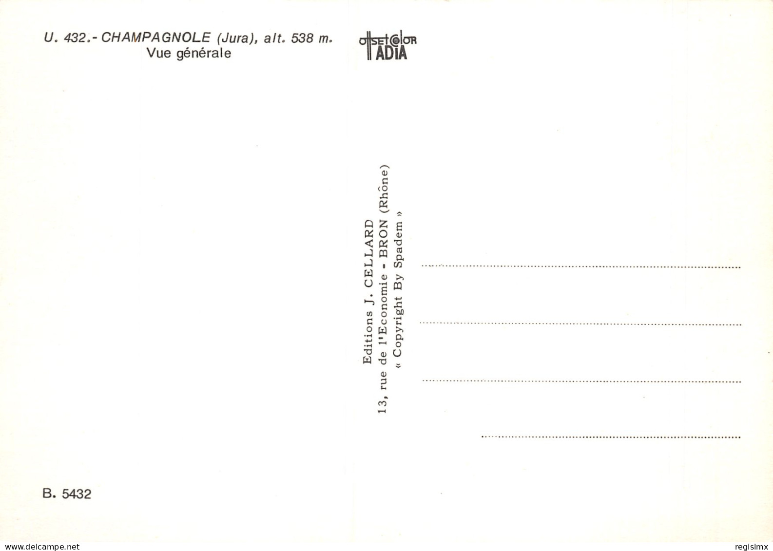 39-CHAMPAGNOLE-N2850-A/0363 - Champagnole