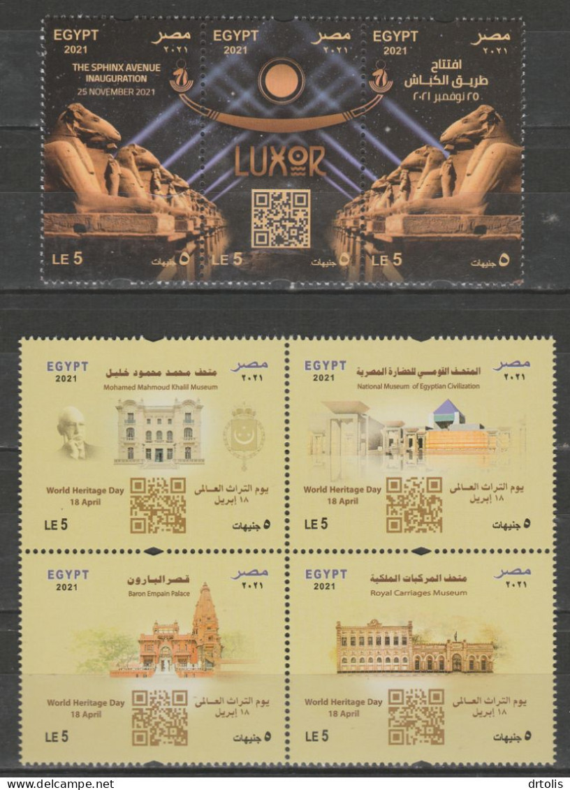EGYPT / 2021 / COMPLETE YEAR ISSUES  / MNH / VF/ 9 SCANS