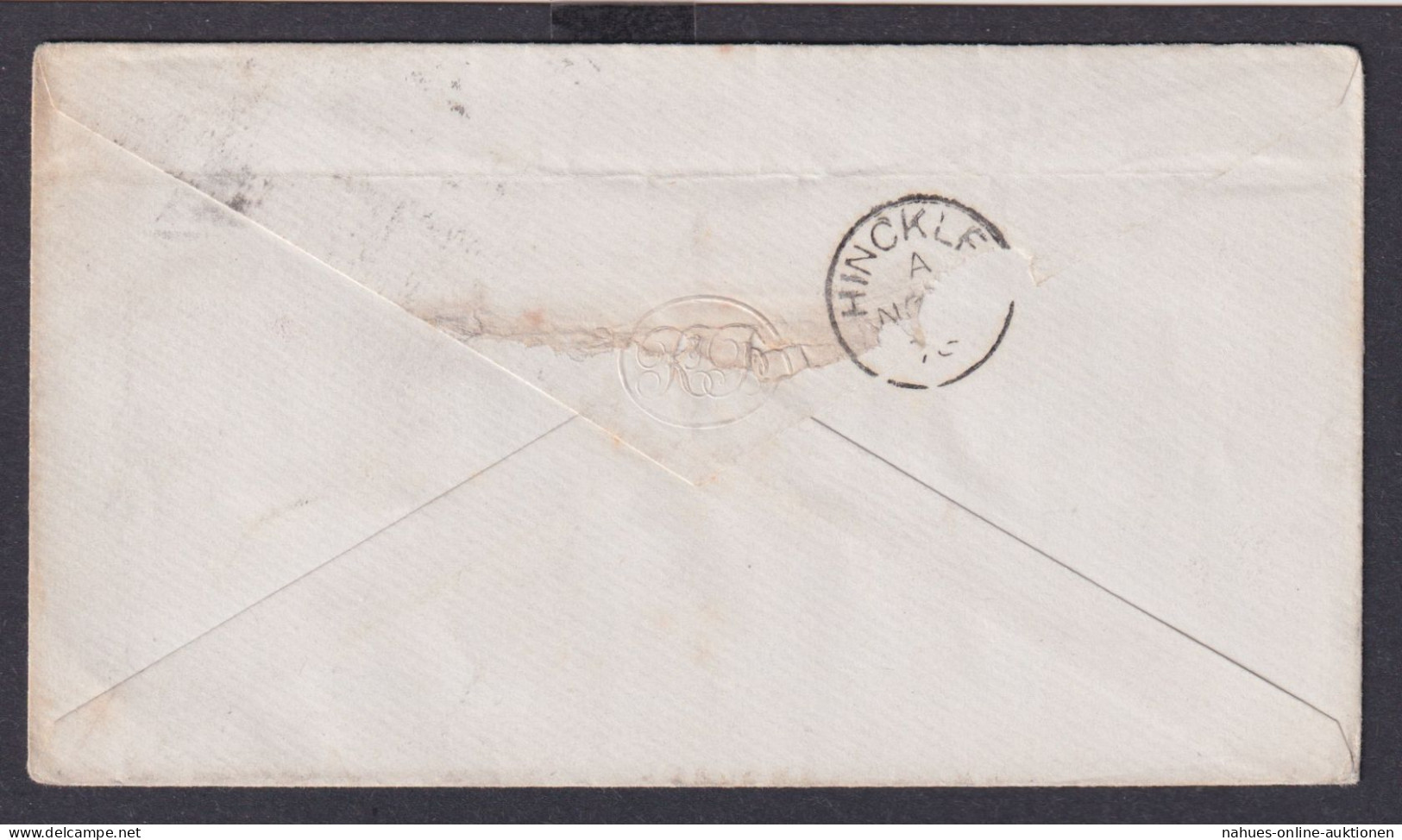 Grossbritannien Brief 16 Platte 184 K1 London W.C. Nach Hinckley Kat 90,00 - Cartas & Documentos