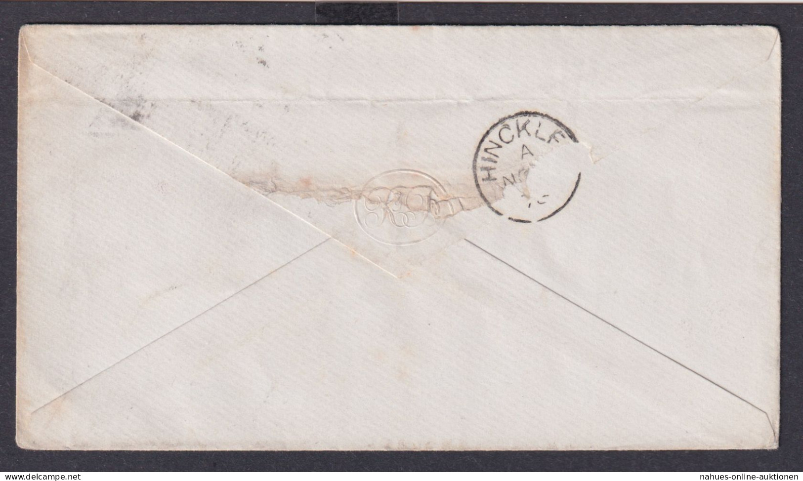 Grossbritannien Brief 16 Platte 184 K1 London W.C. Nach Hinckley Kat 90,00 - Lettres & Documents