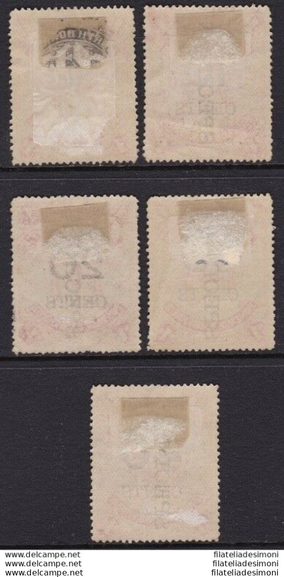 1895 NORTH BORNEO - SG 87/97 SPECIMEN Serie Di 5 Valori MLH* - Other & Unclassified