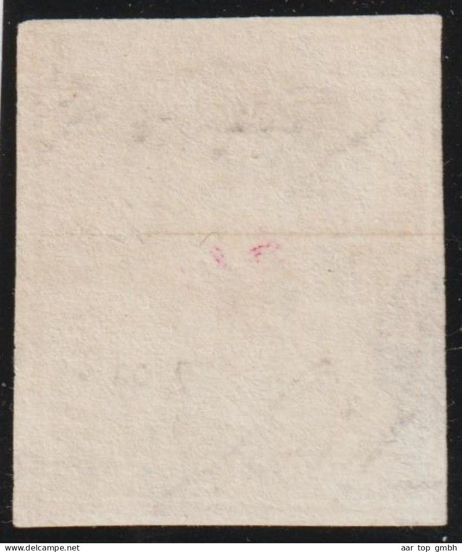 CH Strubel 20 Rp. Orange SBK#25G; 25B4 Gestempelt Bern 1862-08-18 Vollstempel - Used Stamps