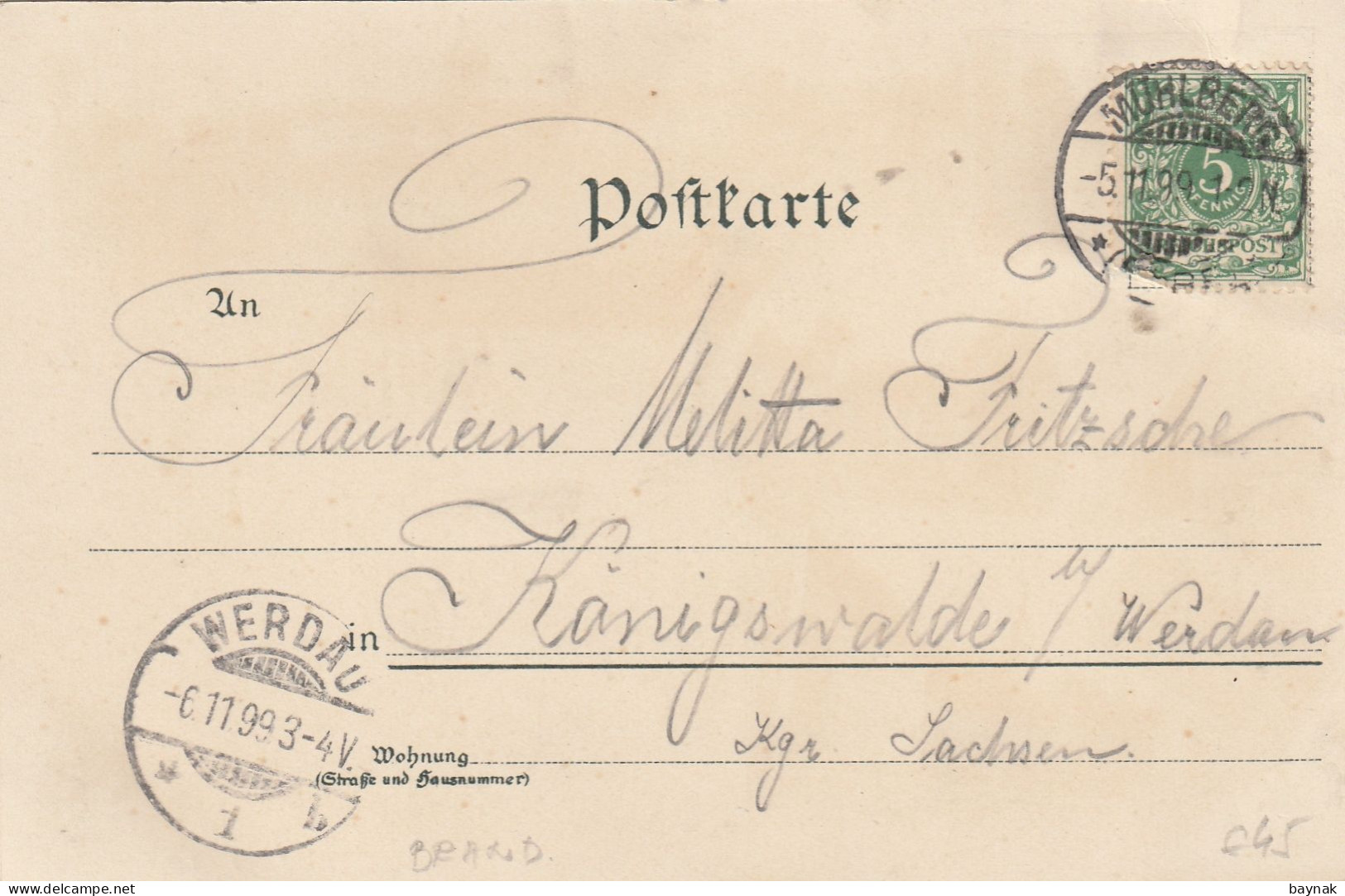 DE708  --     GRUSS AUS MUHLBERG A. ELBE  --  LITHO  --  1899 - Muehlberg