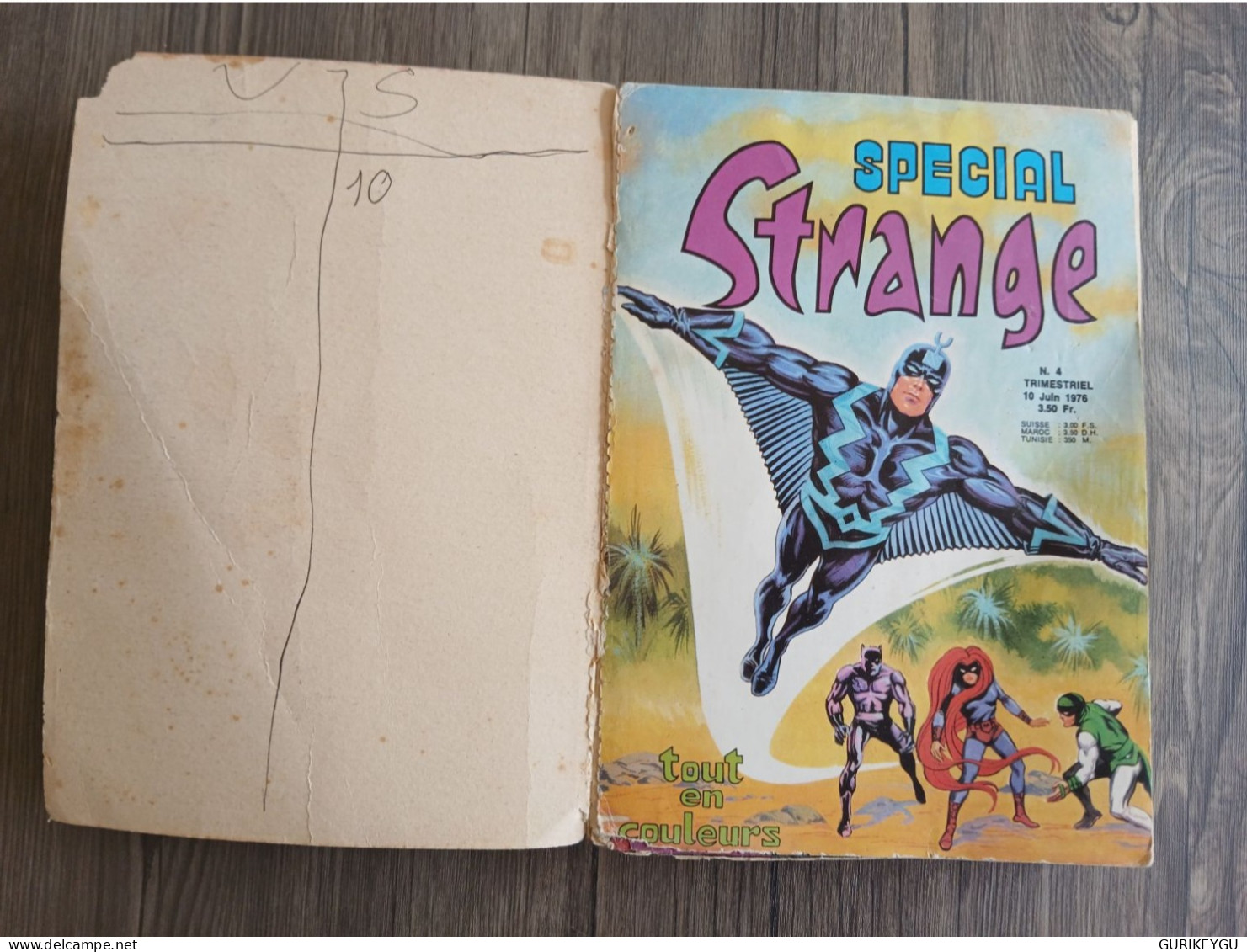 Album Reliure Relié Spécial STRANGE N° 2 LUG 4.5.6 En EO De 1976 COMPLET - Lug & Semic