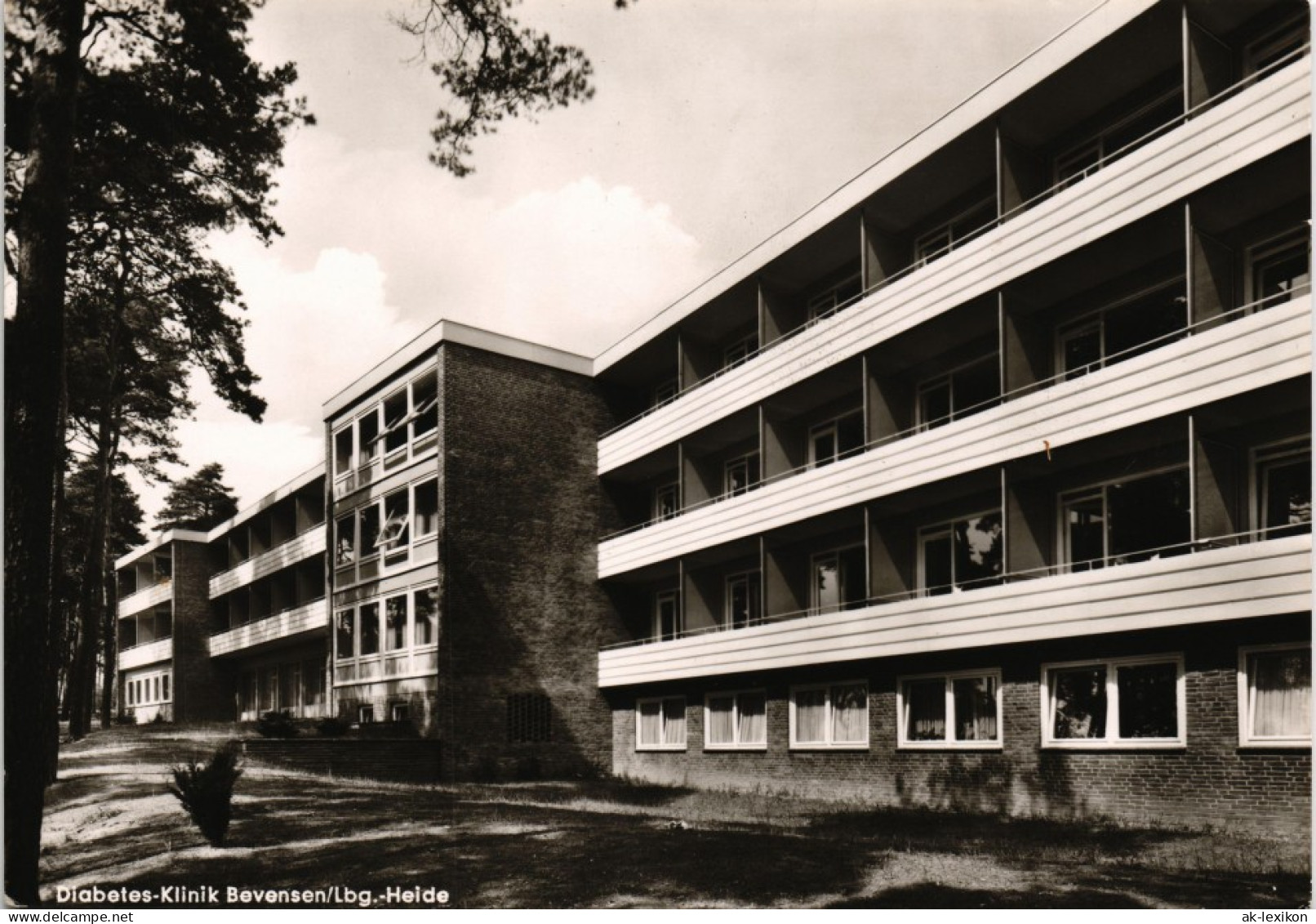 Ansichtskarte Bad Bevensen Diabetes-Klinik 1960 - Bad Bevensen