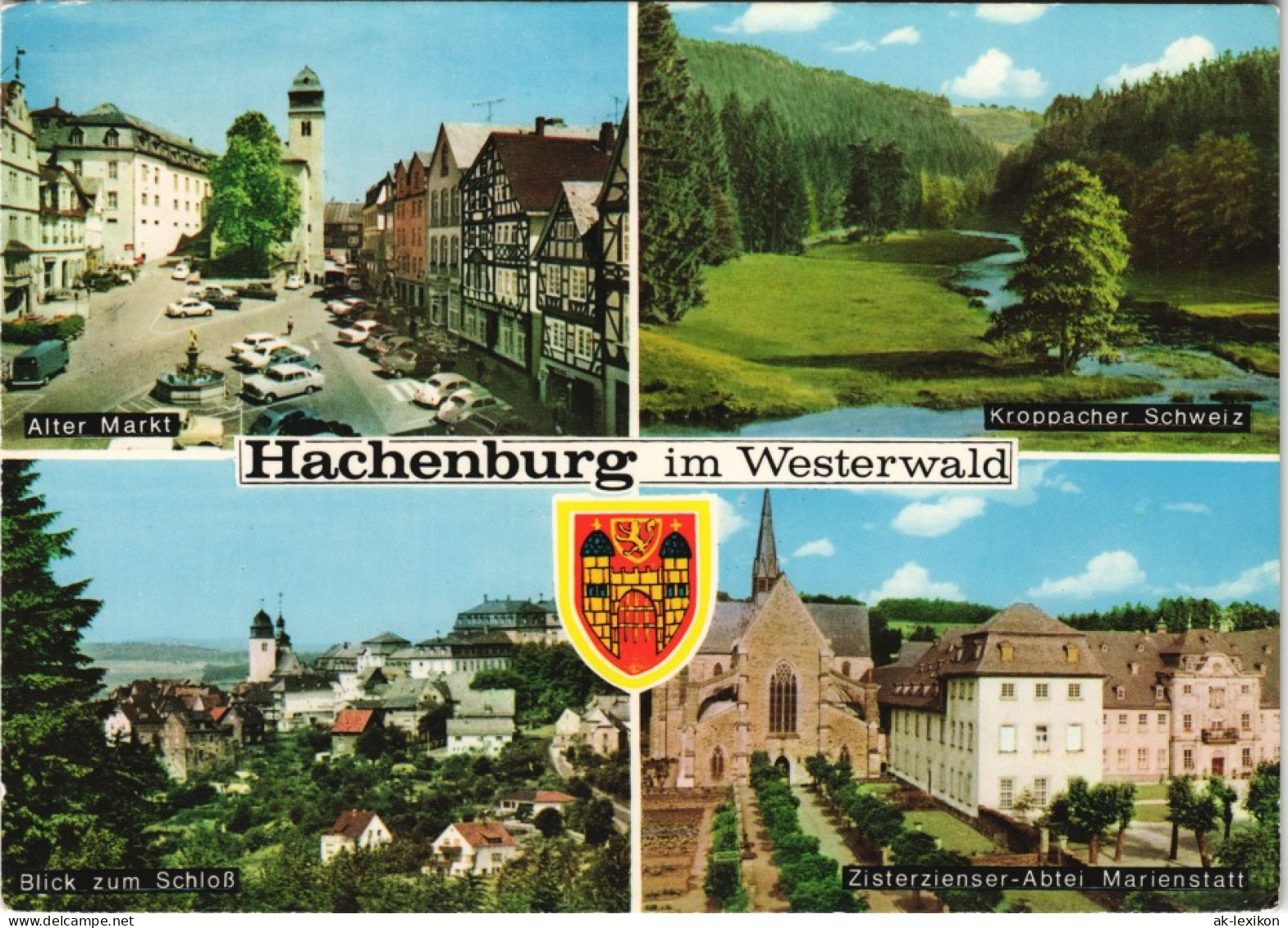 Hachenburg Mehrbildkarte Ortsansichten Kroppacher Schweiz Westerwald Uvm. 1972 - Hachenburg