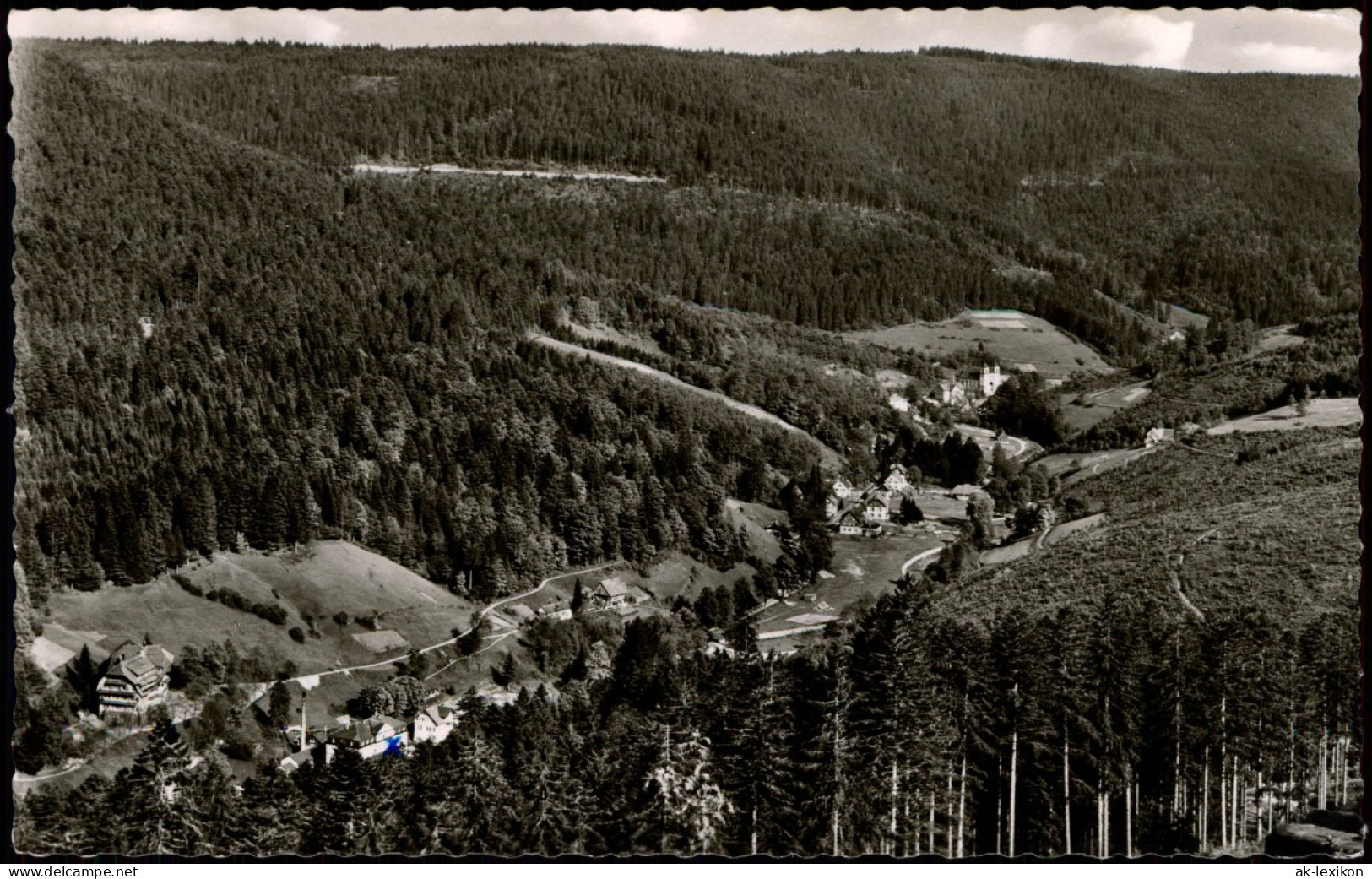 Ansichtskarte Bad Rippoldsau-Bad Rippoldsau-Schapbach Stadtpartie 1958 - Bad Rippoldsau - Schapbach