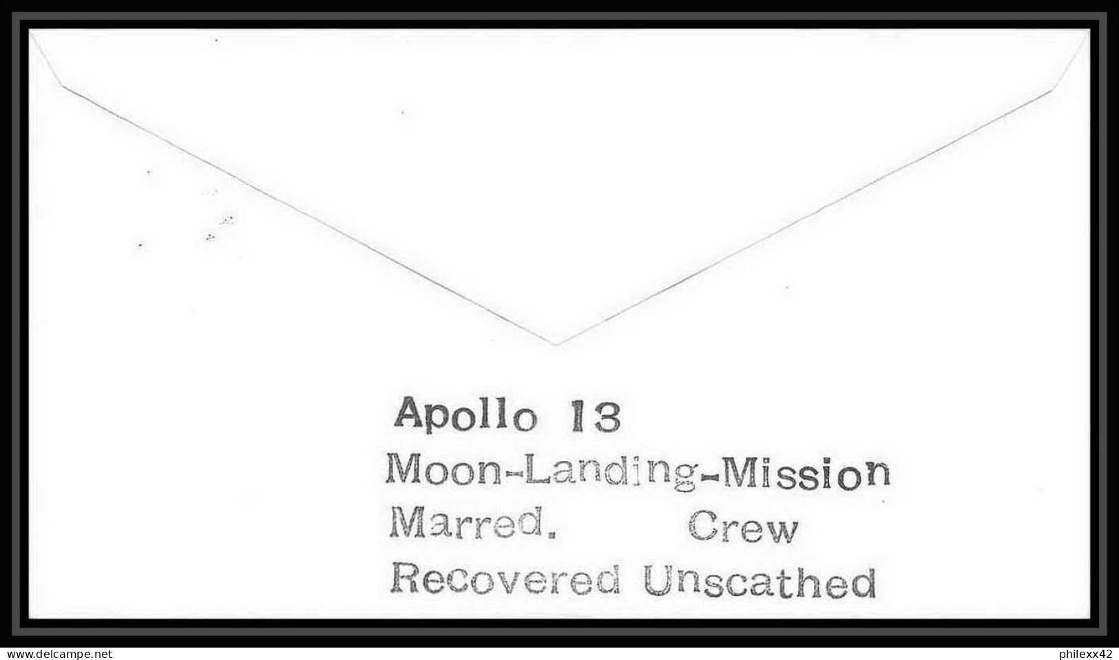 5802/ Espace (space) Lettre (cover) 11/4/1970 Apollo 13 Moon Landing Medley Canada - Noord-Amerika