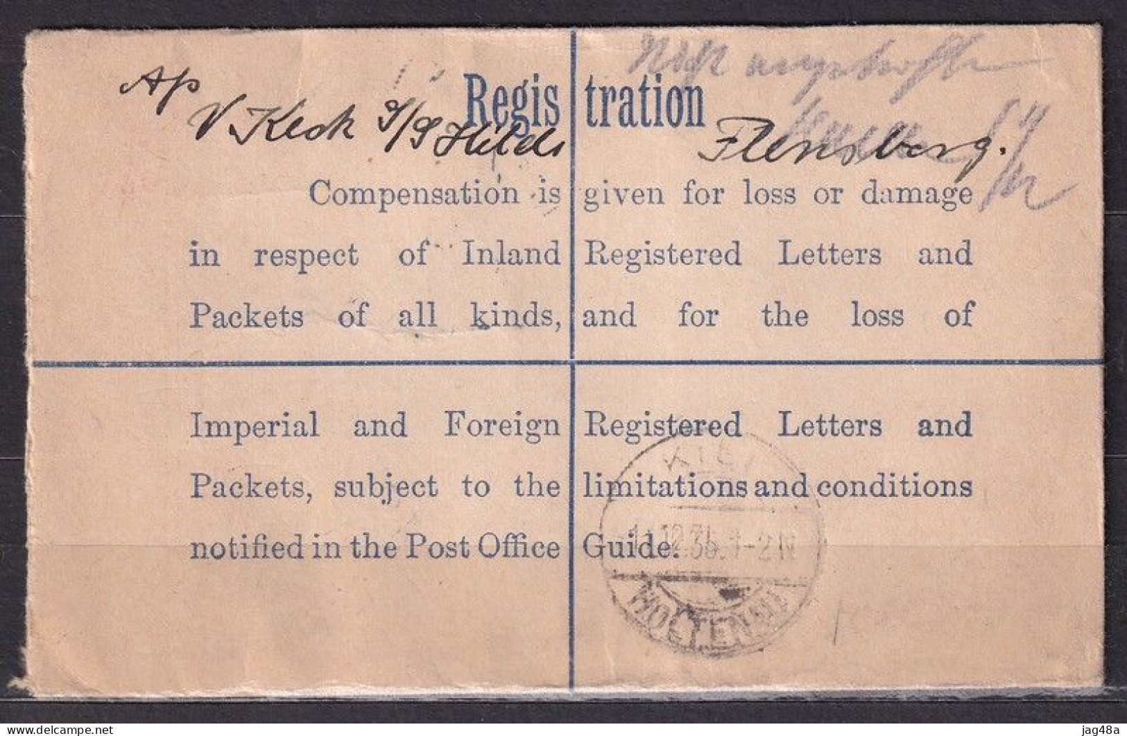 UNITED KINGDOM. 1935/Methil, Registered-Letter, Uprated Postal Statonery Envelope. - Covers & Documents
