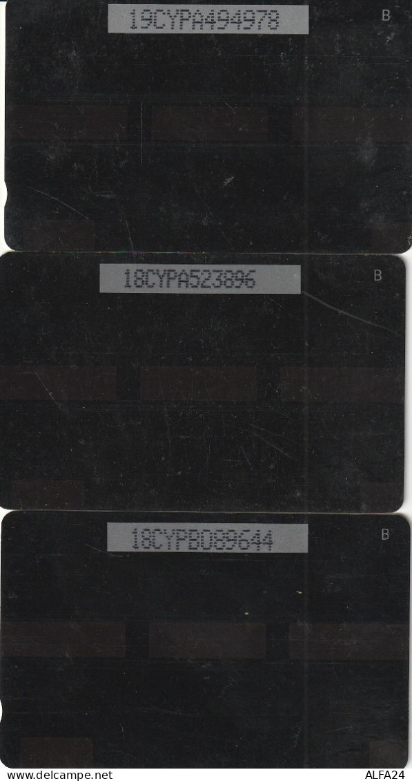 3 PHONE CARD CIPRO  (CZ2889 - Cyprus