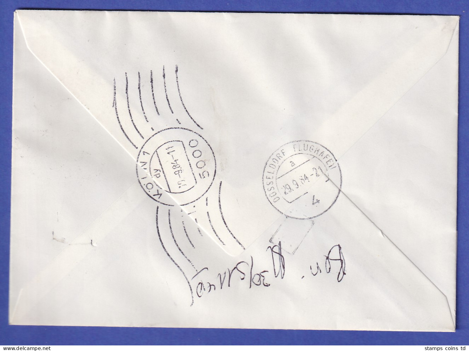 Griechenland Frama-ATM Mit ENDSTREIFEN, Aut.-Nr. 002 Wert 0001 Auf Expr.-Brief - Vignette [ATM]
