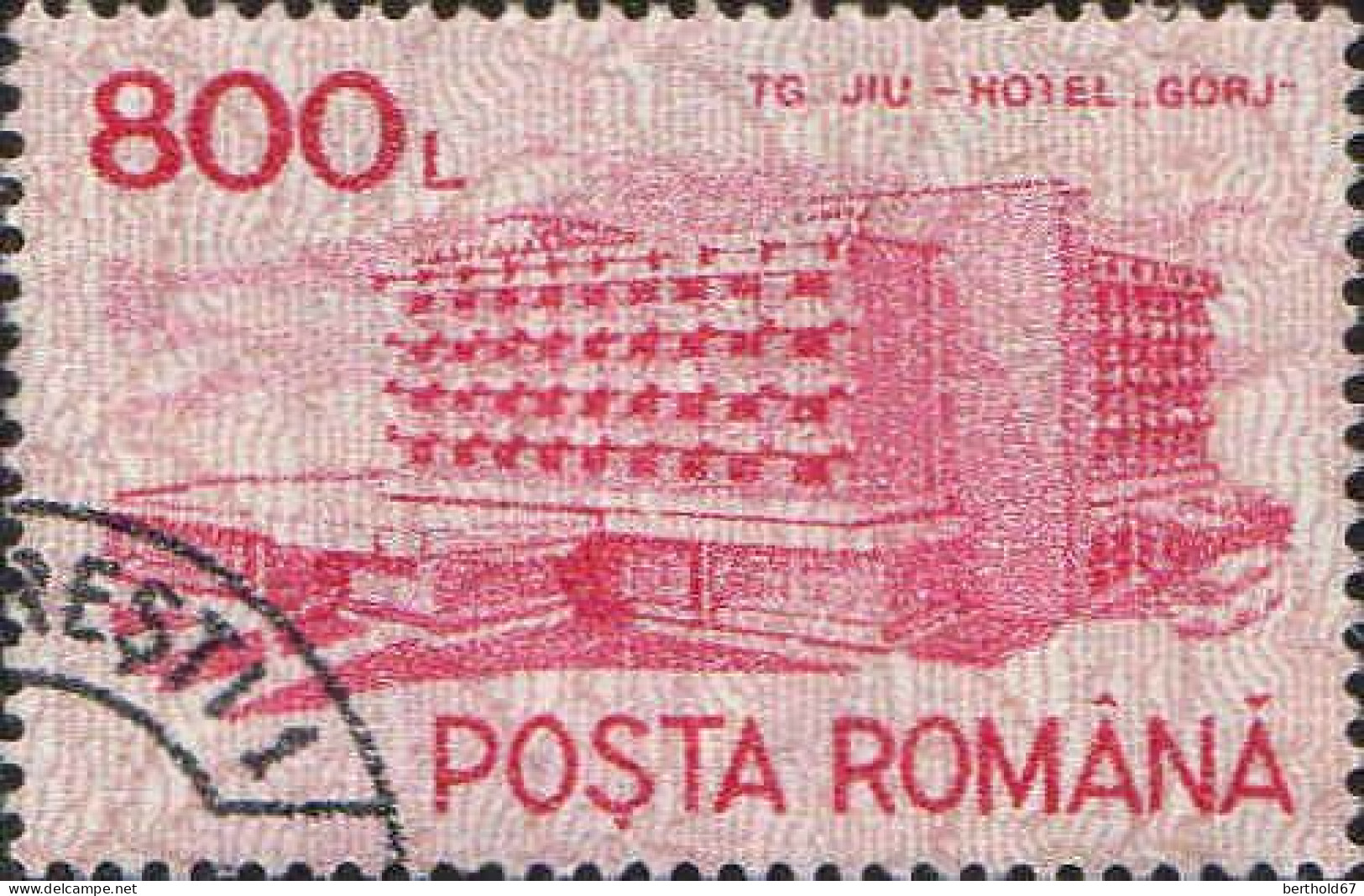 Roumanie Poste Obl Yv:3976A/3976F Hôtels & Auberges Serie 4 (Beau Cachet Rond) - Used Stamps