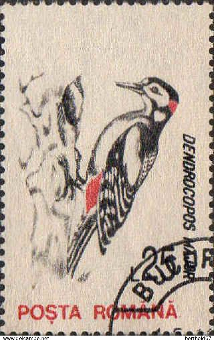 Roumanie Poste Obl Yv:4065/4074 Oiseaux (TB Cachet Rond) - Used Stamps