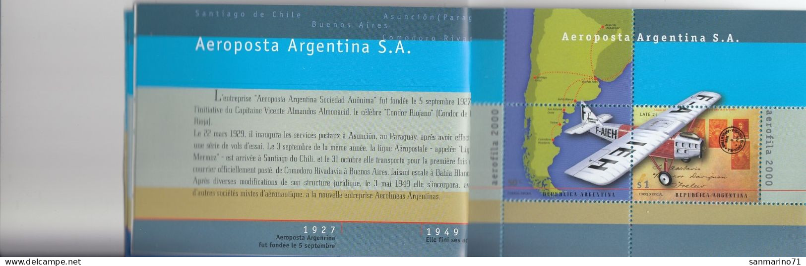ARGENTINA 2582-2587,unused Carnet - Postzegelboekjes