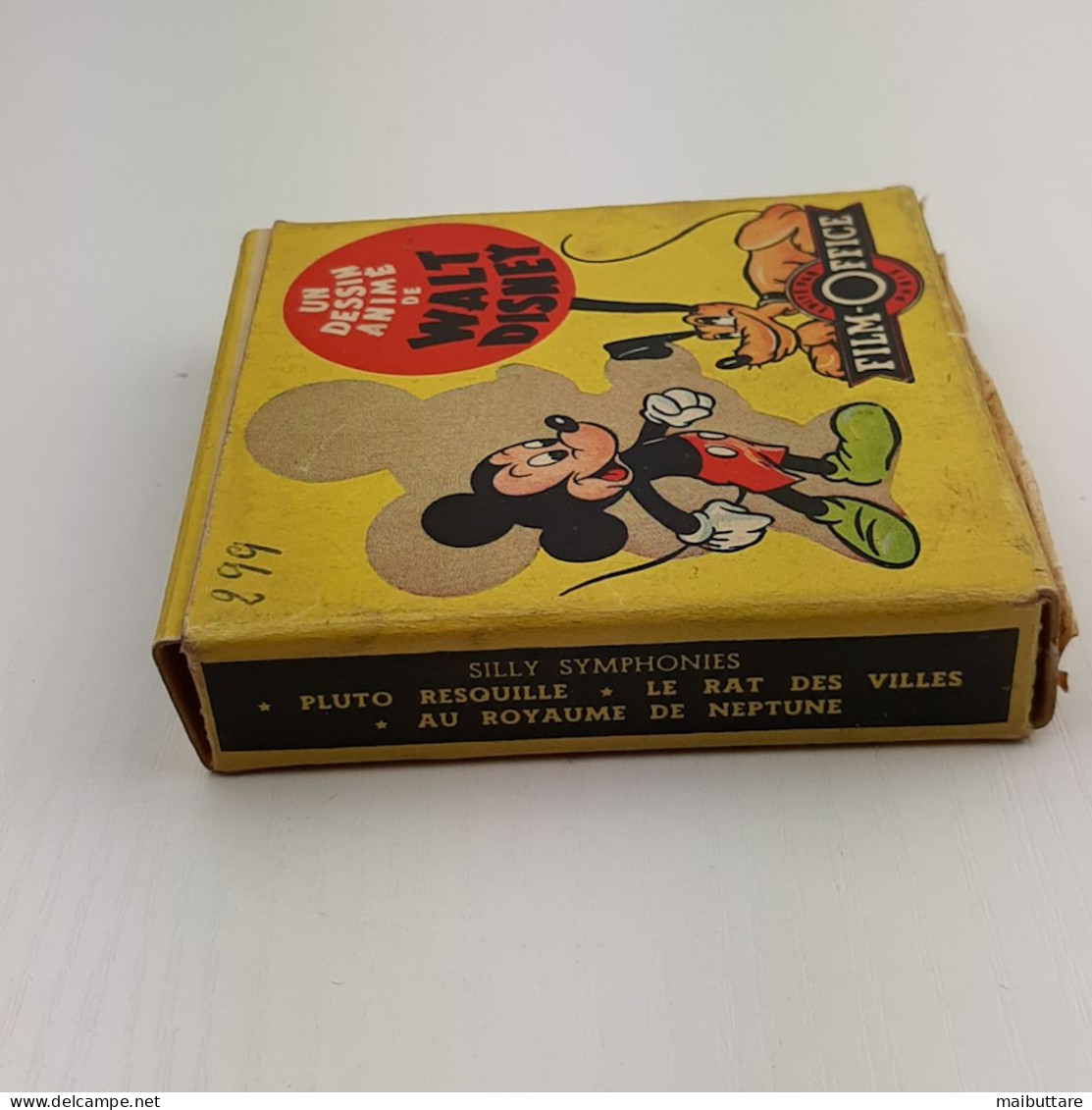 Antica Pellicola, Bobina Walt Disney 8mm "Topolino Al Golf" - Film Office Donald Est De Sortie Anno Pubblicazione 1964 - 35mm -16mm - 9,5+8+S8mm Film Rolls