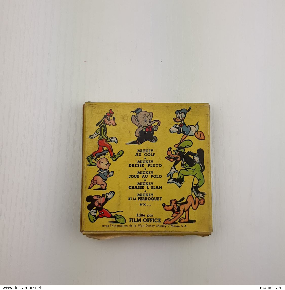 Antica Pellicola, Bobina Walt Disney 8mm "Topolino Al Golf" - Film Office Donald Est De Sortie Anno Pubblicazione 1964 - 35mm -16mm - 9,5+8+S8mm Film Rolls