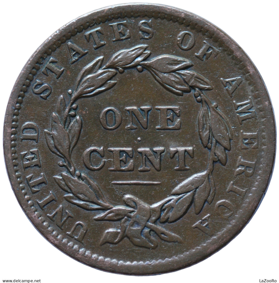 LaZooRo: United States 1 Cent 1837 XF - 1816-1839: Coronet Head (Tête Couronnée)