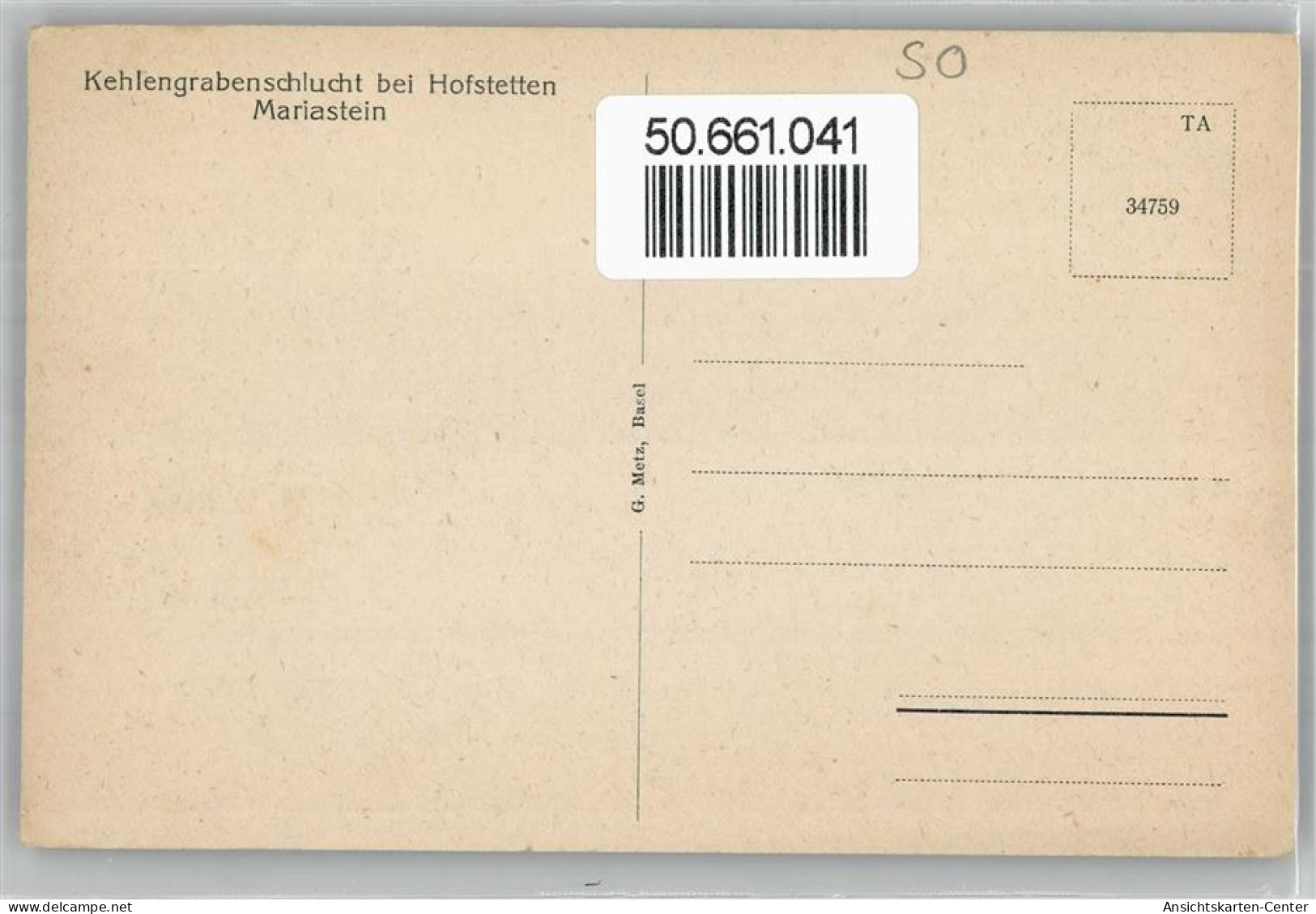 50661041 - Hofstetten SO - Other & Unclassified