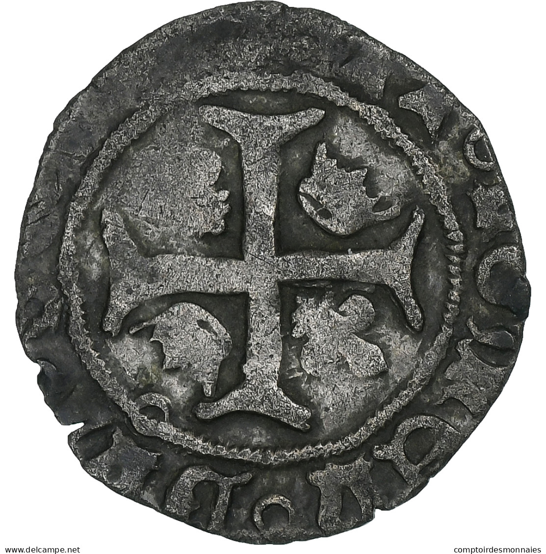 France, Charles VIII, Liard Au Dauphin, 1488-1498, Limoges, Billon, TB - 1483-1498 Carlo VIII