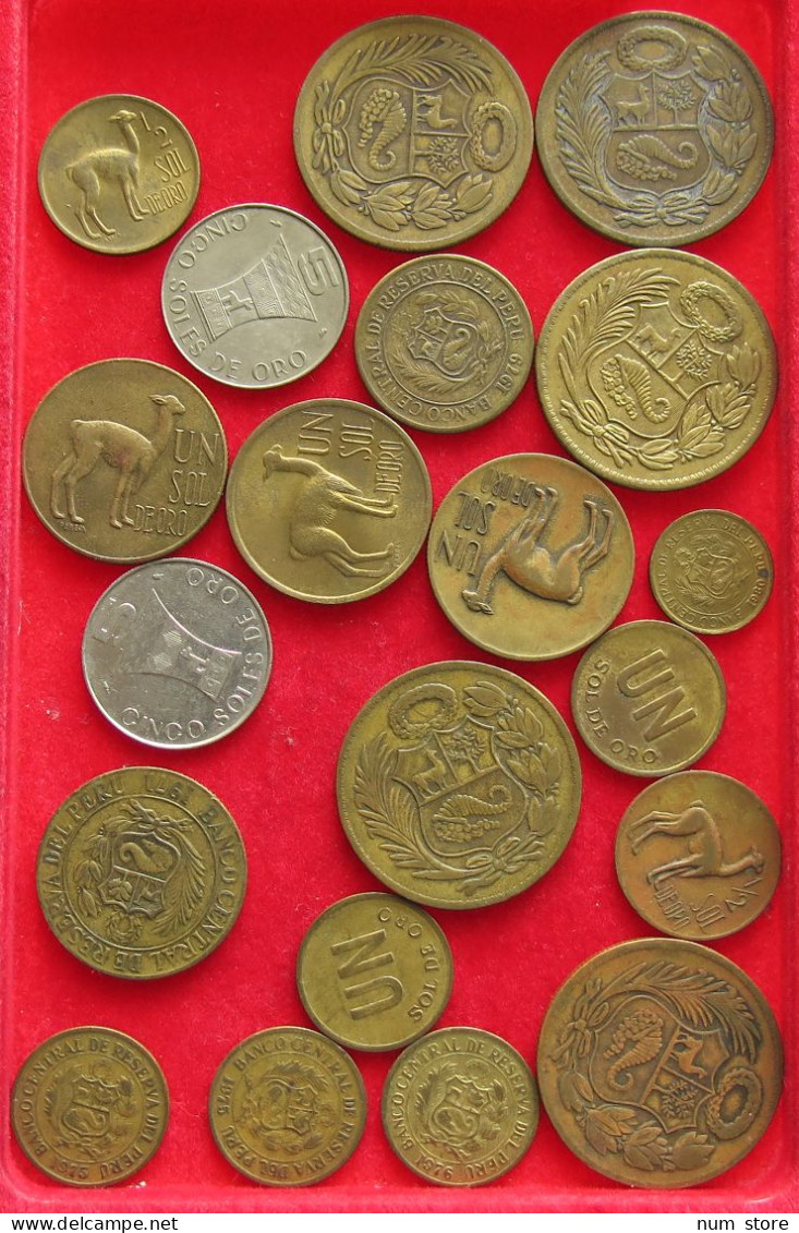 COLLECTION LOT PERU 20PC 146G #xx40 2384 - Peru