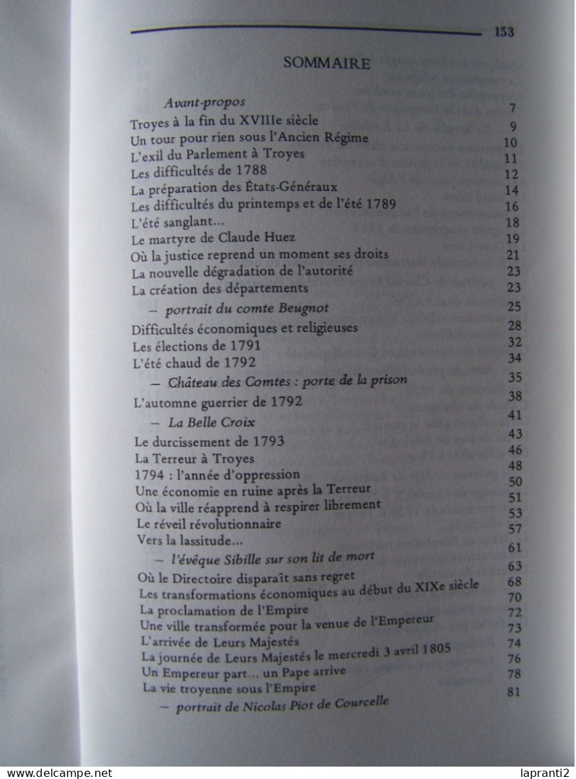 TROYES. AUBE. "TROYES, DE 1789 A NOS JOURS". TOME 1.   100_4001 A 100_4003 - Champagne - Ardenne