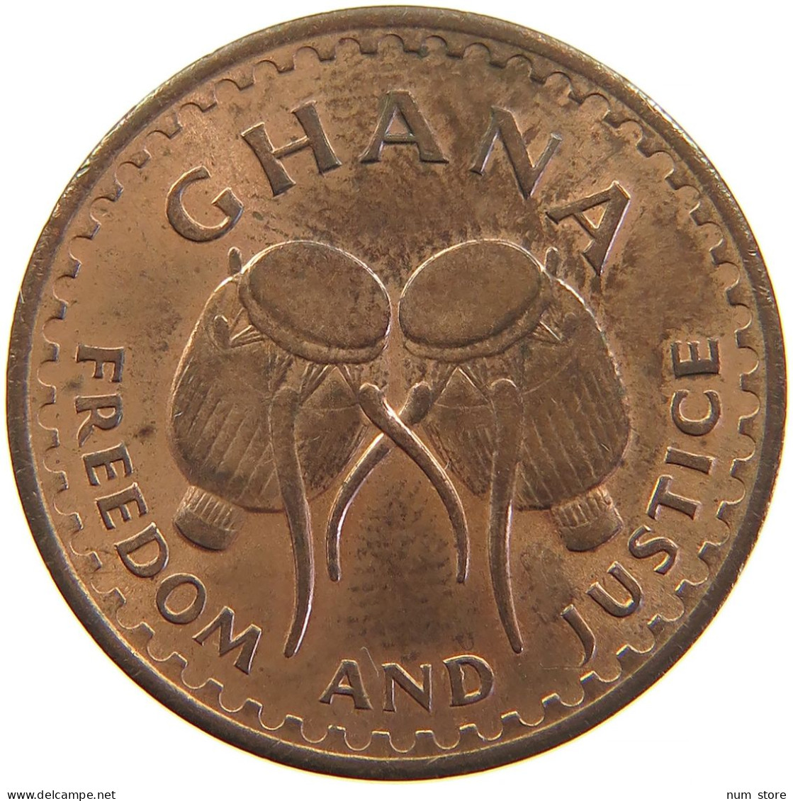 GHANA PESEWA 1975 #s110 0483 - Ghana